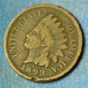 🌟1899 Indian Head Cent Penny 1c Lot w1462🌟